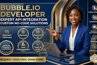 build bubble saas and bubble mvp using bubble io developer expertise