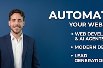 develop a modern website with an integrated ai assistant