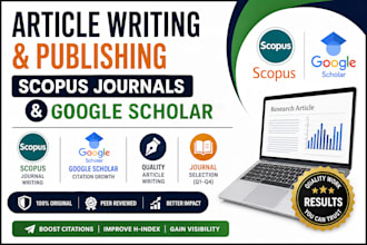 write scopus article for submission on google scholar and scopus journals
