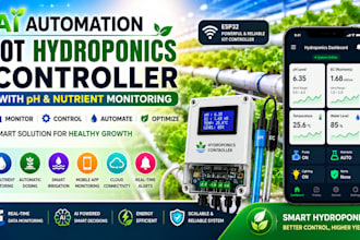 build ai automation iot hydroponics controller with ph and nutrient monitoring