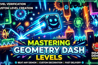 create a custom geometry dash layout