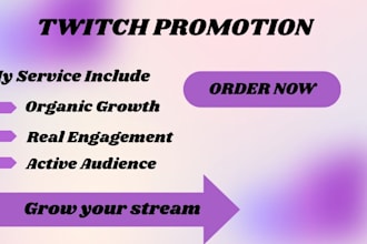 promote your twitch stream to a targeted gaming audience