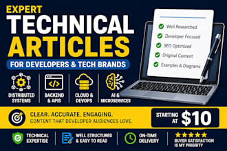 write expert technical articles on distributed systems, cloud computing, and ai
