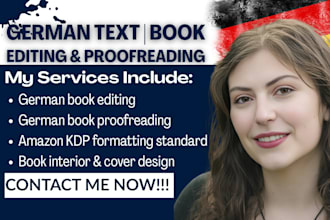 edit and proofread your german texts books documents amazon kdp book formatting