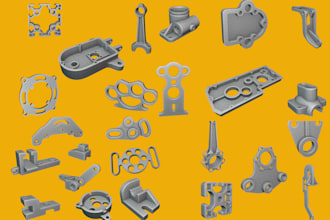 design 3d mechanical parts for engineering and manufacturing
