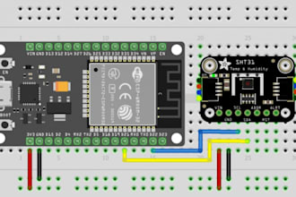 develop esp32 iot projects with wifi, mqtt and dashboard