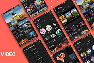 build live streaming app, music streaming app, video streaming app and ott app