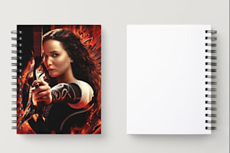 design movie themed notebook