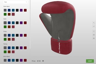 develop 3d configurator interactive 3d animated website three js webgl r3f gsap