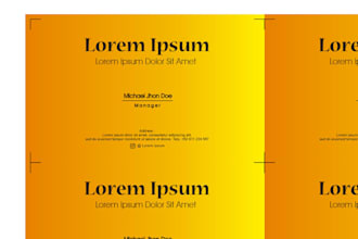 set up your design file printready with crop marks and bleed