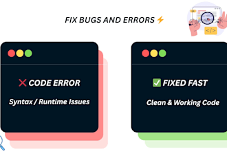 fix bugs in your code