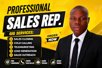 be your professional sales closer