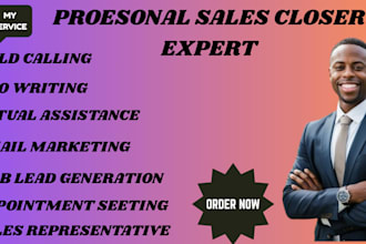 be your professional sales closer