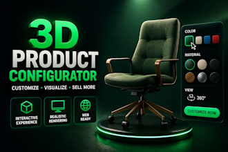 design interactive 3d product viewer and configurator
