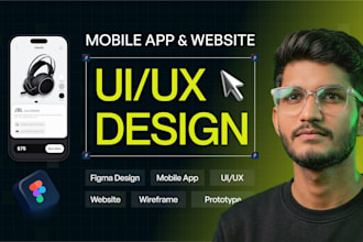 design a professional mobile app design for ios and android with clean UI UX