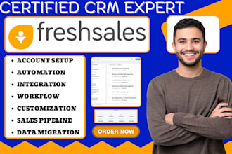 setup, customize and automate your freshsales CRM