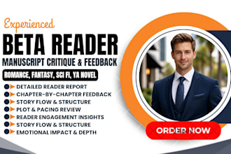 beta read your cozy mystery, romance, or sci fi novel