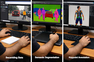 do image annotation, polygon, bounding boxing and data labeling