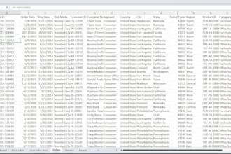 do excel data analysis, dashboards, formulas, and assignments