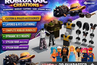 do custom 3d roblox bundle layered clothing dynamic head