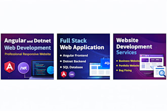 build a responsive website using angular and dotnet