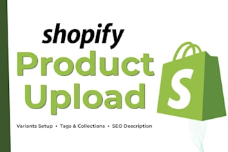 shopify product listing and product upload