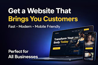 build a high performance responsivewebsite for your business
