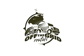make off reading jeep trailer logo for off the grid rentals