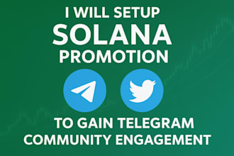 do solana meme coin promotion telegram crypto promotion
