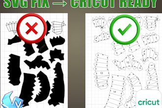 convert and fix your pepakura svg files for cricut and cutting machines