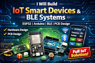develop custom iot solutions with ble mobile apps, hardware, and software
