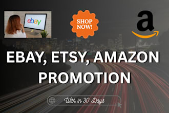 promote your ebay, etsy and amazon store