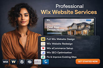 wix website development, redesign wix website, build wix studio pro, wix website