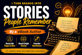 write compelling brand stories and emotional narratives that convert
