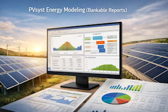 pvsyst energy modeling ,bankable reports