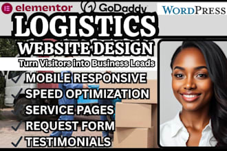 logistics website transport company site  trucking website delivery service site