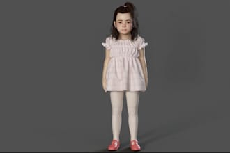 model 3d character rigging and animation in blender, maya, c4d, cc4, cc5, iclone