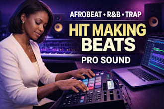 make a professional afrobeat, rnb or trap instrumental beat