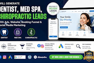 generate dentist leads med spa marketing chiropractic social media marketing
