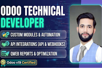 be your expert odoo developer for custom python modules