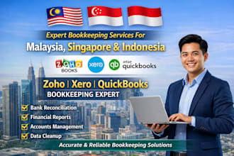 do bookkeeping in zoho books, xero and quickbooks
