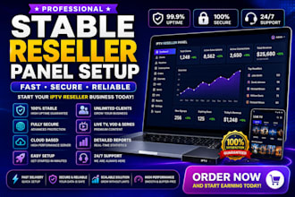 setup reseller panel trex, strong8k, dream 4k, b1g panel, magnum, lion ott,trex