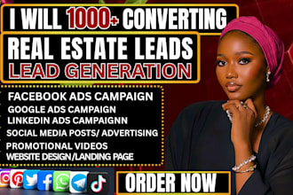 generate high quality real estate buyer and seller leads with facebook ads