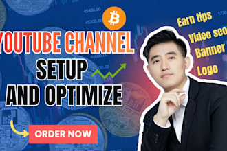 create and setup youtube channel