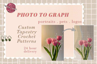 design custom tapestry crochet graphs from your photos