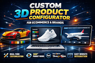 create custom 3d product configurator for ecommerce and brands