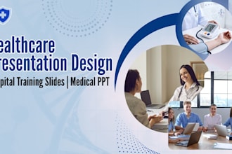 create professional healthcare powerpoint presentation, hospital slides