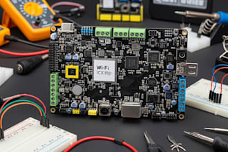 design pcb layout schematic, hardware prototype for iot and electronics projects