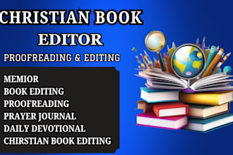 edit and proofread self help, memoir, romance, and christian book editing