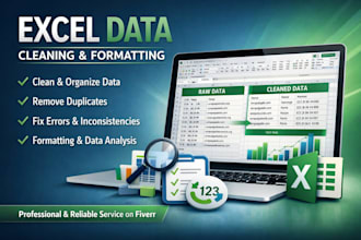 clean, format excel data